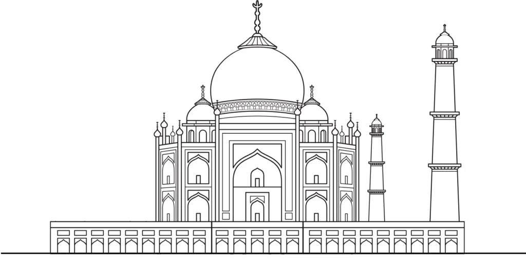 How-to-draw-taj-mahal-step-10