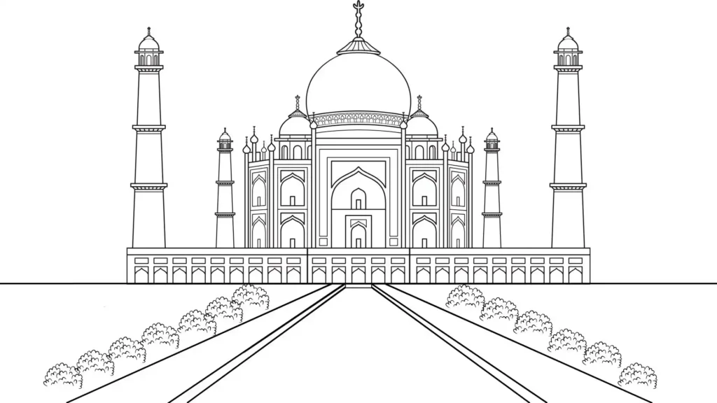 How-to-draw-taj-mahal-step-13