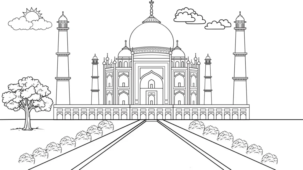 How-to-draw-taj-mahal-step-15