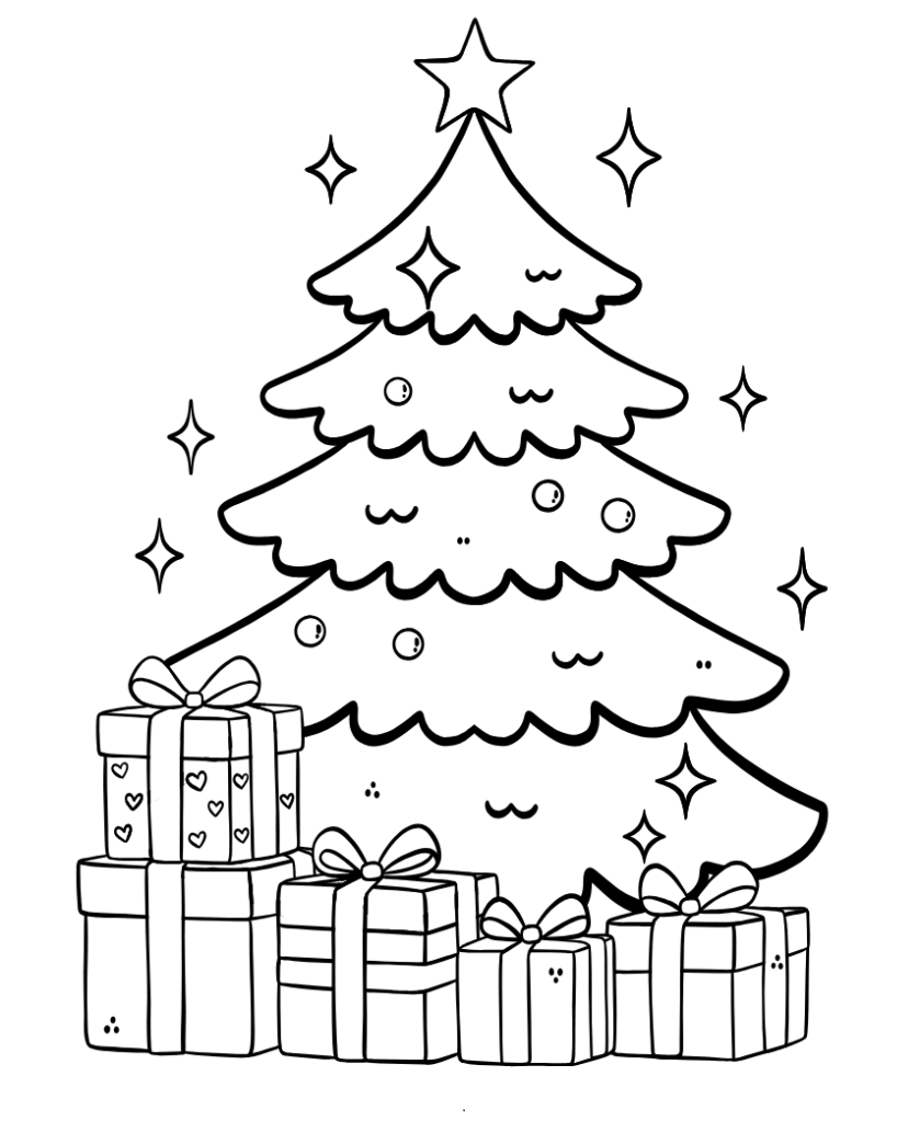 Christmas-Tree-Drawing-Step-12
