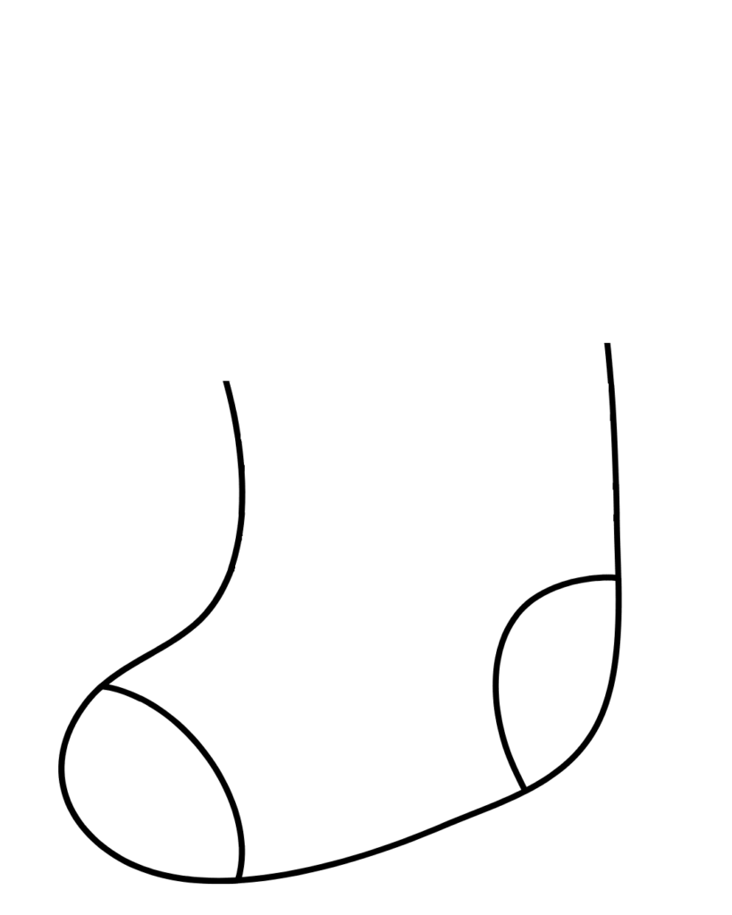 Christmas-Stocking-easy-Christmas-drawing-Step-2