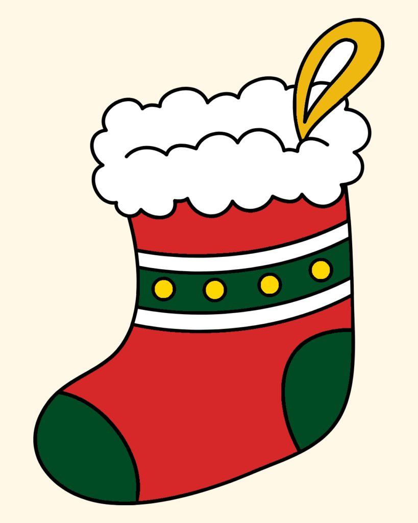 Christmas-Stocking-easy-Christmas-drawing