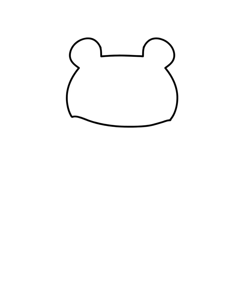 Animal-Drawing-Polar-Bear-Drawing-Step-1