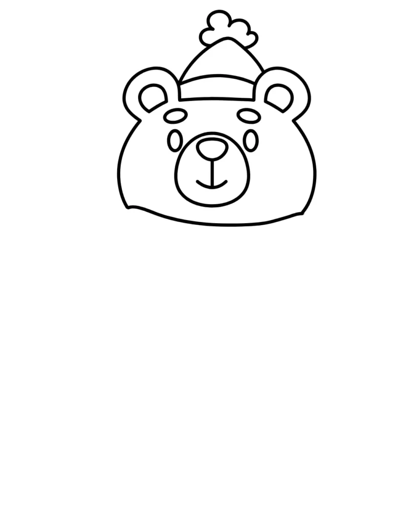 Animal-Drawing-Polar-Bear-Drawing-Step-4