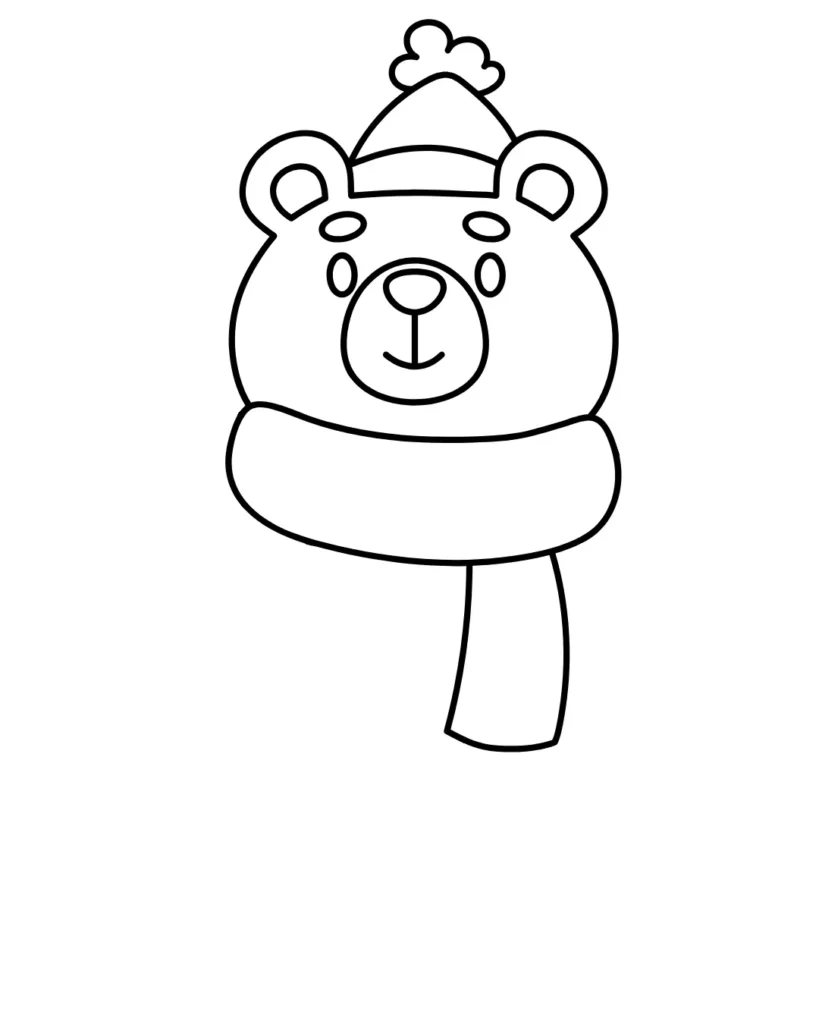 Animal-Drawing-Polar-Bear-Drawing-Step-5