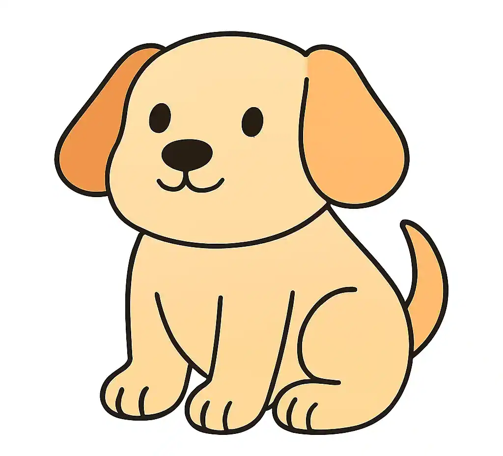 Easy-Dog-Drawing-for-Kids-and-Beginners-Step-9