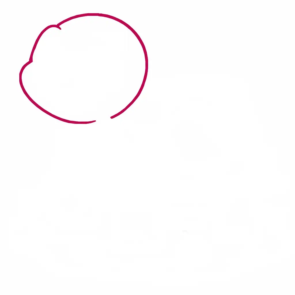 Step 1: Draw the Base Shape of the Turtle Shell (Cartoon Turtle Drawing)